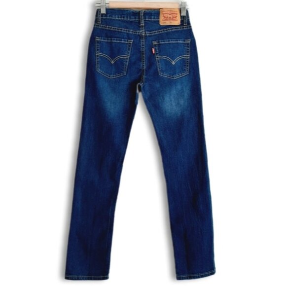LEVI'S 510 Skinny Fit Blue Wash Jeans Youth Kids Sz 14 - Picture 5 of 9